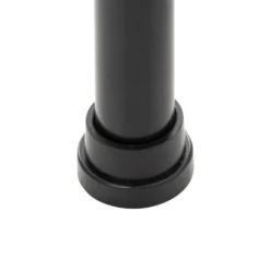 Teleskopisk dusjhylle sort aluminium 4 hyller
