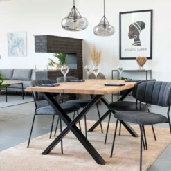 Toulon spisebord natur eik 140 cm