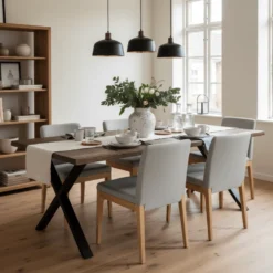 Toulon spisebord røkt eik 300 cm