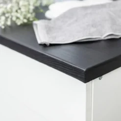 Treverk sort glatt matt kontaktplast