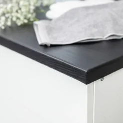 Treverk sort matt kontaktplast