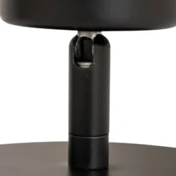 Vico vegg- og taklampe sort med 1 justerbar spot 10 cm