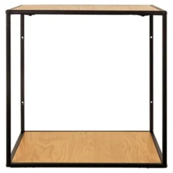 Vita vegghylle eikelook sort ramme 36 x 36 cm