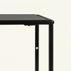 Vita vegghylle svart sort ramme 36 x 36 cm