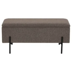 Watford benk med oppbevaring, boulcé brun 95 x 36,5 x 34 cm