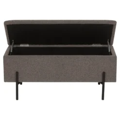 Watford benk med oppbevaring, boulcé brun 95 x 36,5 x 34 cm