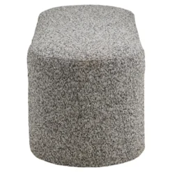 Westport benk bouclé grå 120 x 45 x 44 cm